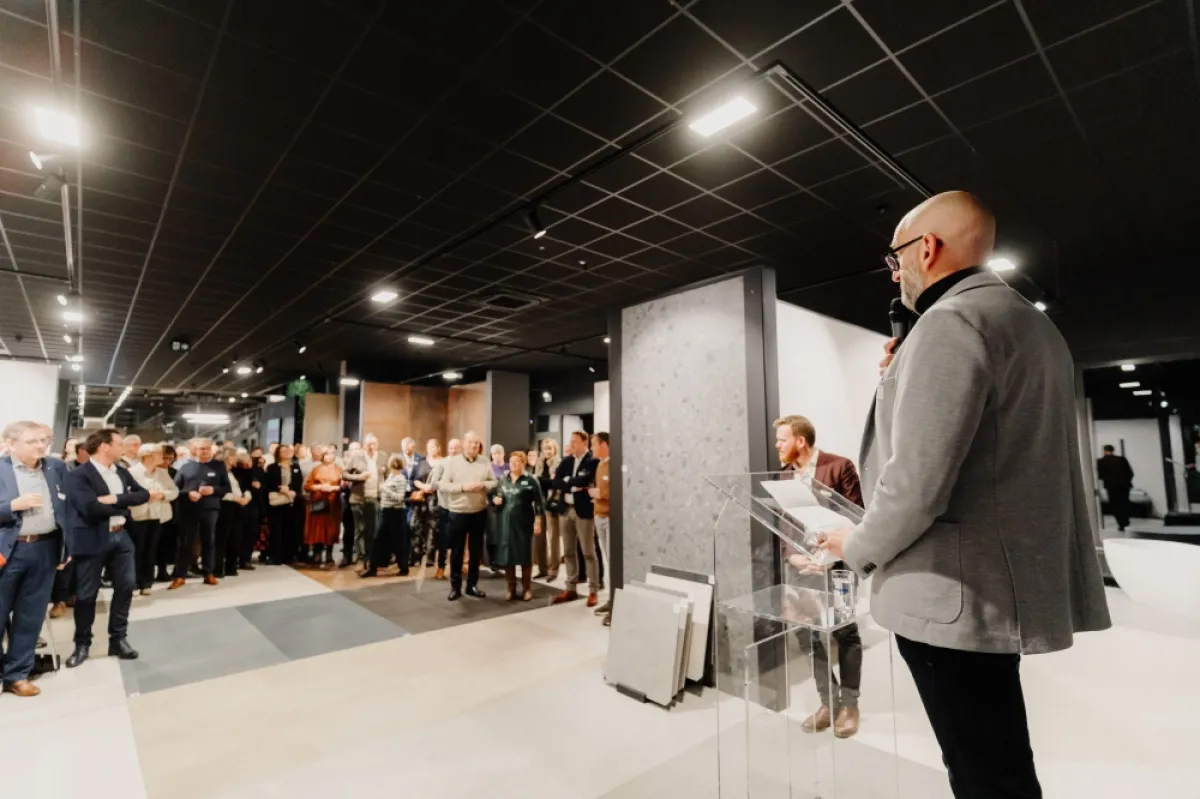 Nieuwjaarsreceptie van Yves Mollekes op de nieuwjaarsreceptie van Bouwunie Antwerpen-Vlaams Brabant